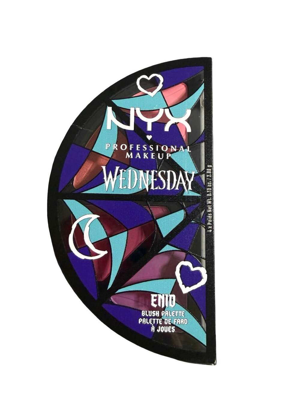 NYX Professional Makeup Wednesday Rare Collection Enid Blush Palette - 4 shades